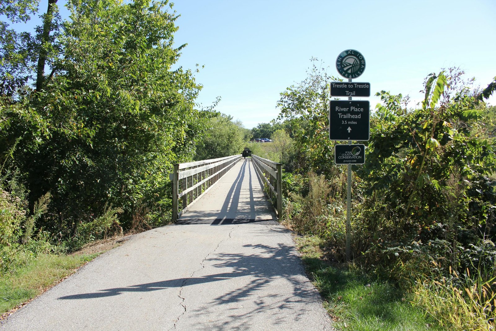 Looking south